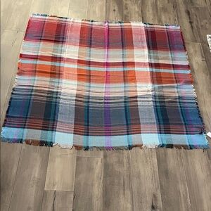 NEW Dressbarn Multicolor Plaid Blanket Scarf